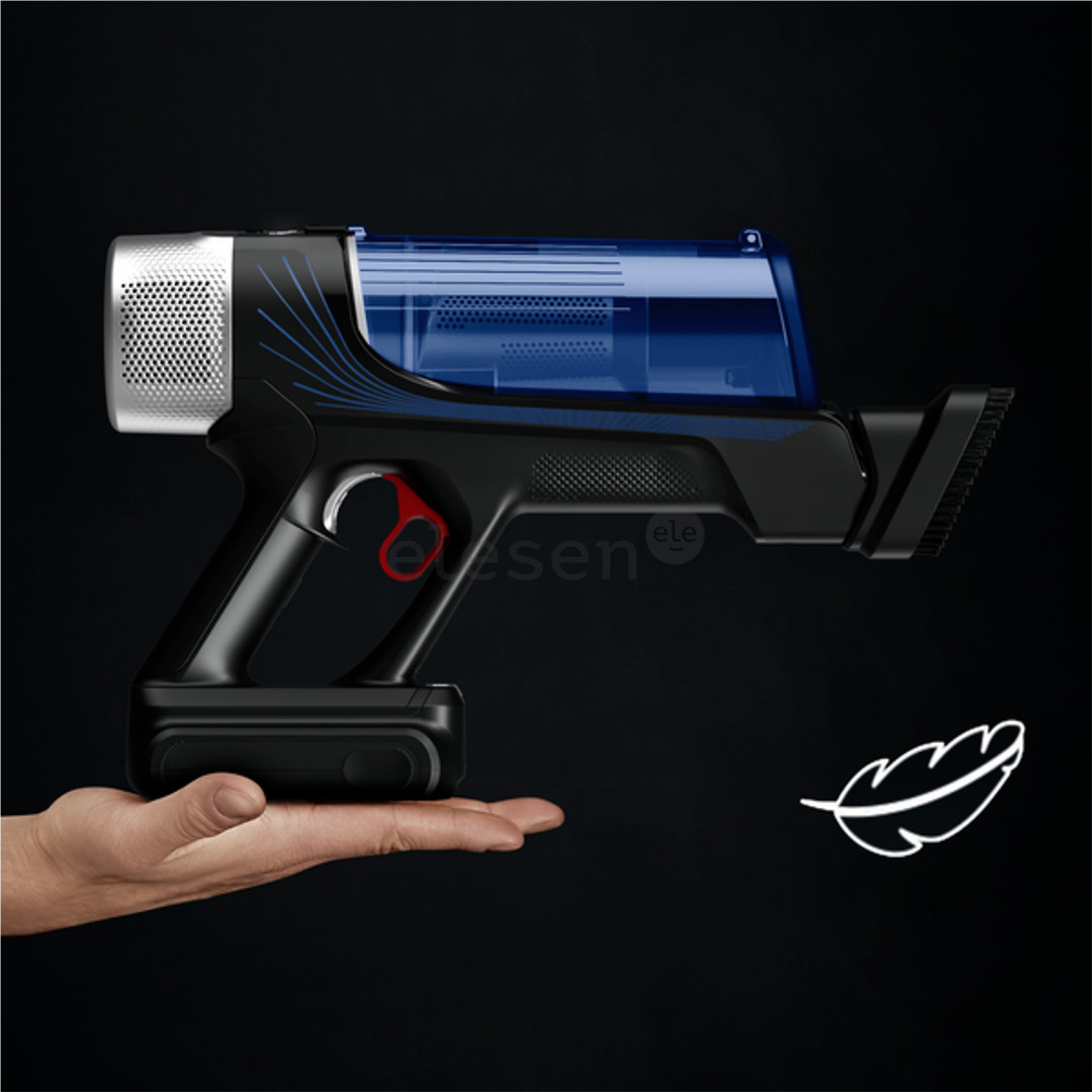 Tefal X-Force Flex 9.60 Aqua, juodas - Belaidis dulkių siurblys + baterija