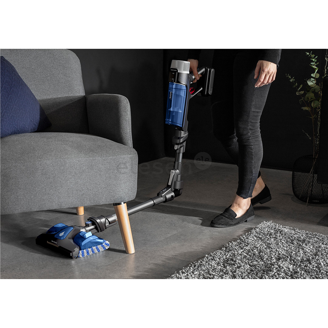 Tefal X-Force Flex 9.60 Aqua, juodas - Belaidis dulkių siurblys + baterija