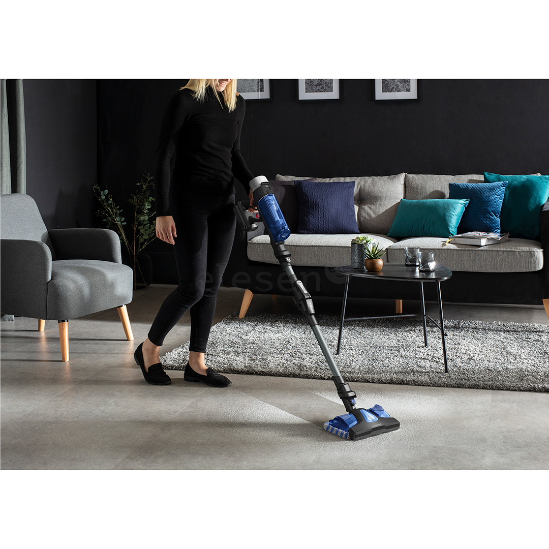 Tefal X-Force Flex 9.60 Aqua, juodas - Belaidis dulkių siurblys + baterija