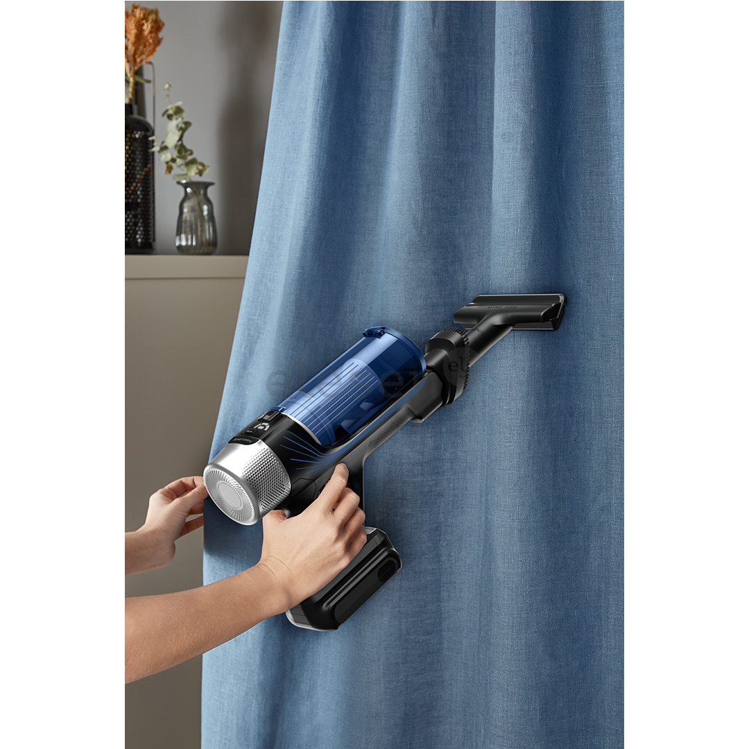 Tefal X-Force Flex 9.60 Aqua, juodas - Belaidis dulkių siurblys + baterija