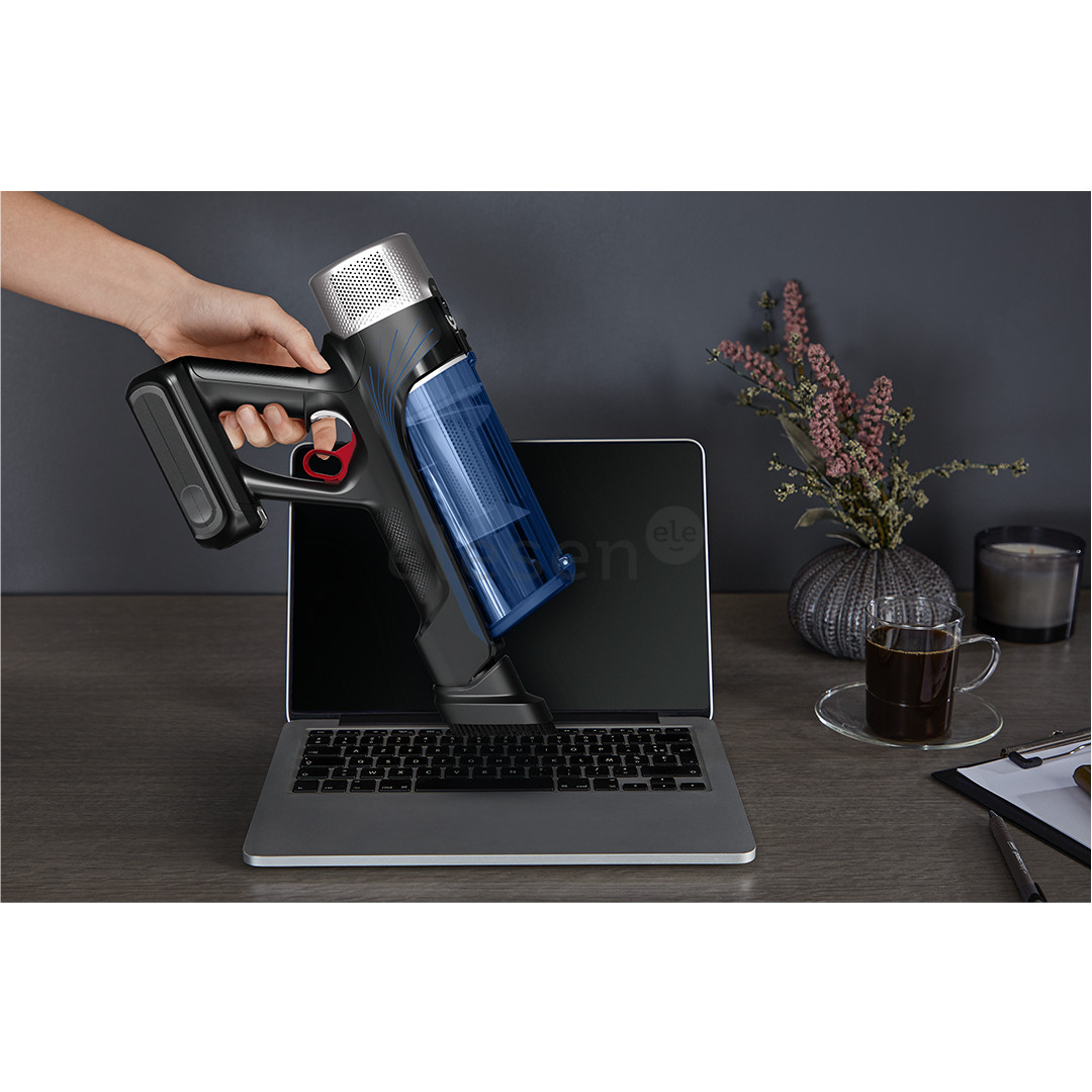 Tefal X-Force Flex 9.60 Aqua, juodas - Belaidis dulkių siurblys + baterija