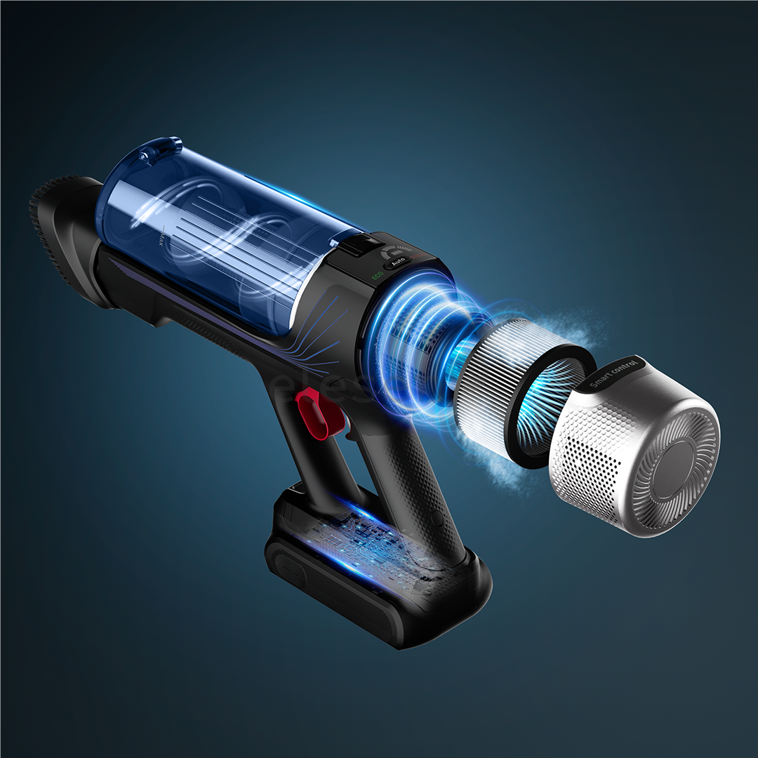 Tefal X-Force Flex 9.60 Aqua, juodas - Belaidis dulkių siurblys + baterija