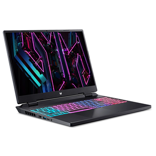 Acer Predator Helios Neo 16, 16'', WUXGA, 165 Hz, i7, 16 GB, 512 GB, RTX 4060, ENG, juodas - Nešiojamas kompiuteris