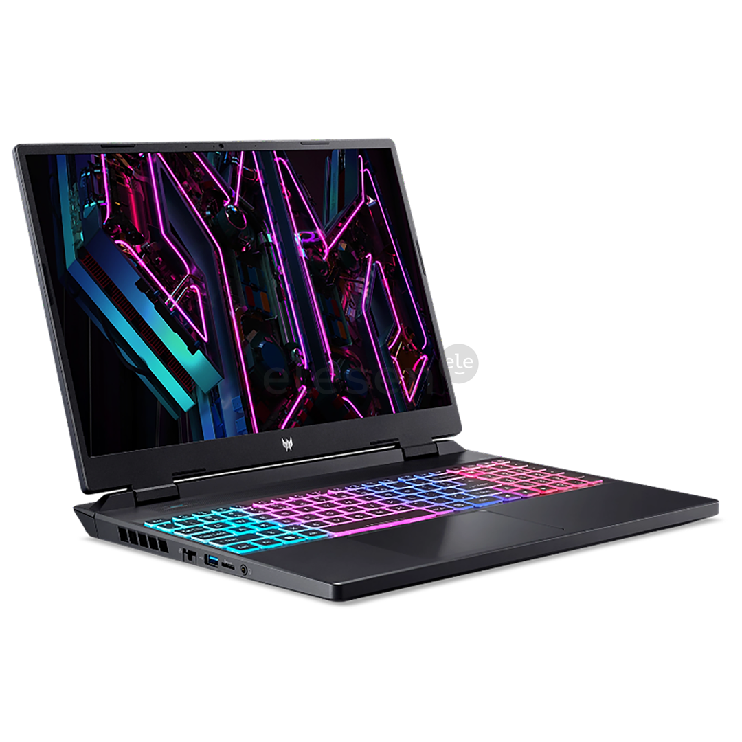 Acer Predator Helios Neo 16, 16'', WUXGA, 165 Hz, i7, 16 GB, 512 GB, RTX 4060, ENG, juodas - Nešiojamas kompiuteris