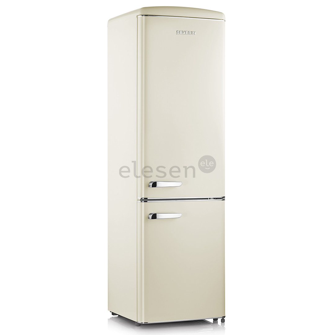 Severin, Retro, 244 L, aukštis 181 cm, smėlio spalvos - Šaldytuvas