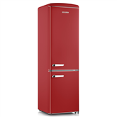 Severin, Retro, 244 L, height 181 cm, red - Refrigerator