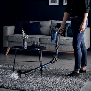 Tefal X-Force Flex 12.60 Aqua, mėlynas - Belaidis dulkių siurblys + baterija