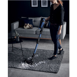 Tefal X-Force Flex 12.60 Aqua, mėlynas - Belaidis dulkių siurblys + baterija