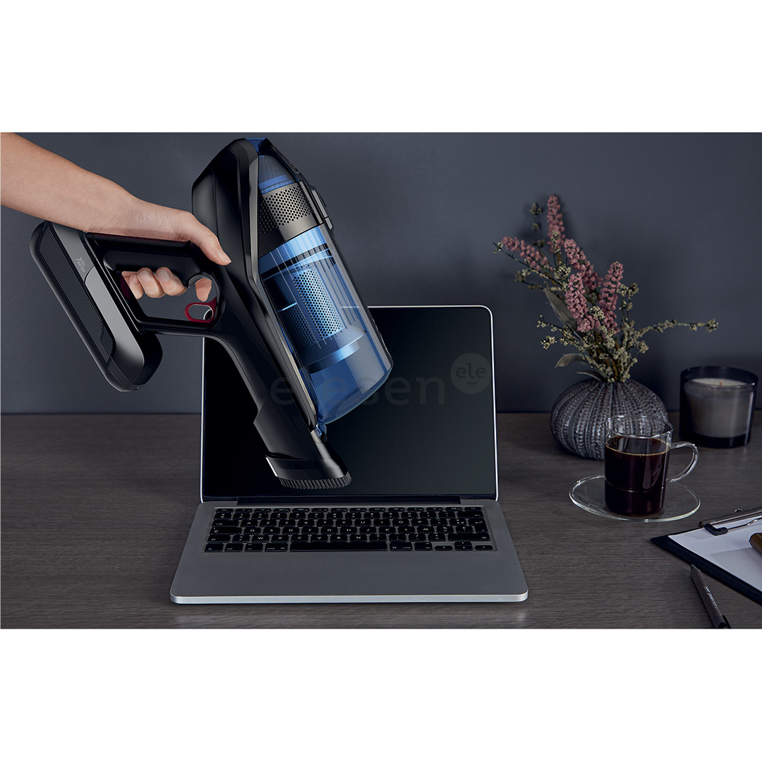 Tefal X-Force Flex 12.60 Aqua, mėlynas - Belaidis dulkių siurblys + baterija