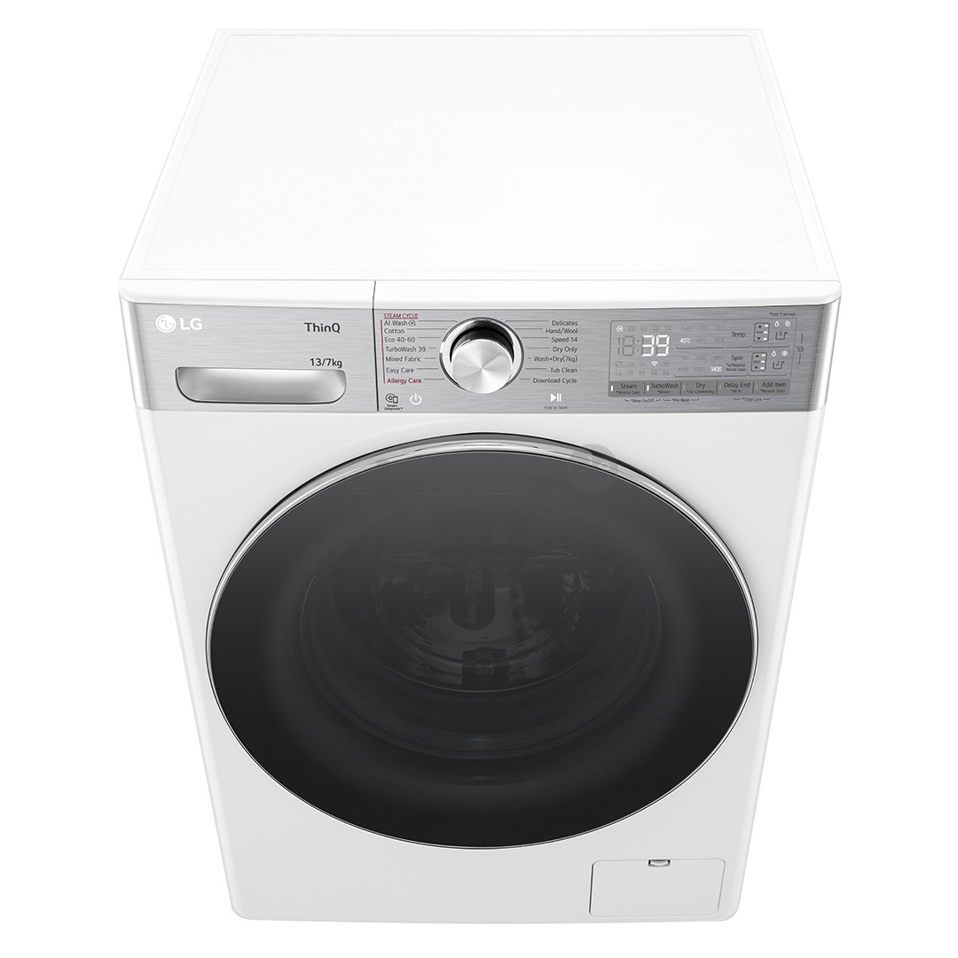 LG, 13 kg / 7 kg, depth 61,5 cm, 1400 rpm - Washer-Dryer Combo