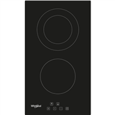 Whirlpool, domino, width 30 cm, black - Built-in ceramic hob