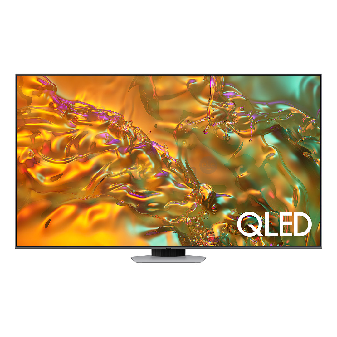 Samsung Q80D, 65'', 4K UHD, QLED, pilkas - Televizorius