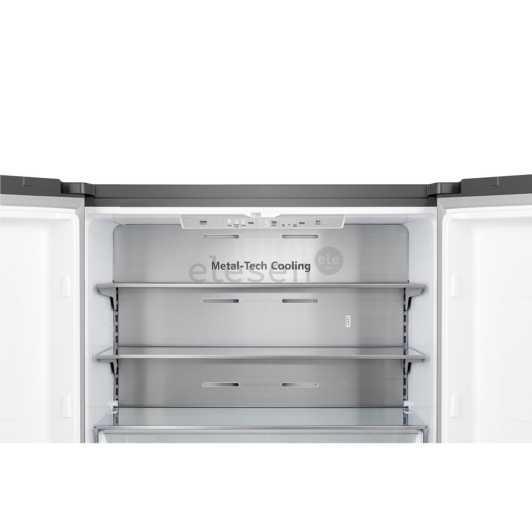 Hisense, Total No Frost, 609 L, aukštis 179 cm, juodas - Šaldytuvas