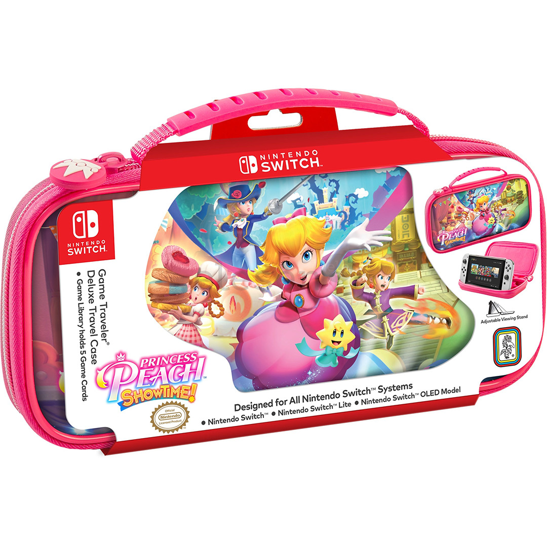 RDS Industries Game Traveler Deluxe Princess Peach Showtime, Nintendo Switch, rožinis - Dėklas Prekė - 663293112982