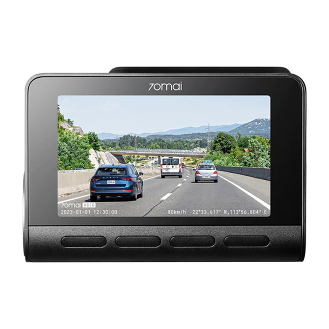 70mai Dash Cam 4K A810 and RC12 Rear Cam, juodas - Vaizdo registratorius Prekė - A810-2