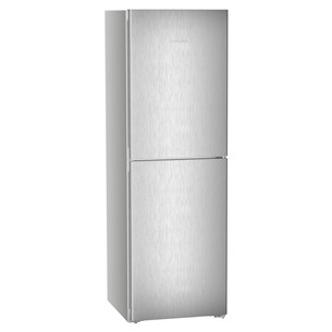 Liebherr, NoFrost, 319 L, aukštis 186 cm, sidabrinis - Šaldytuvas Prekė - CNSFD5204-22