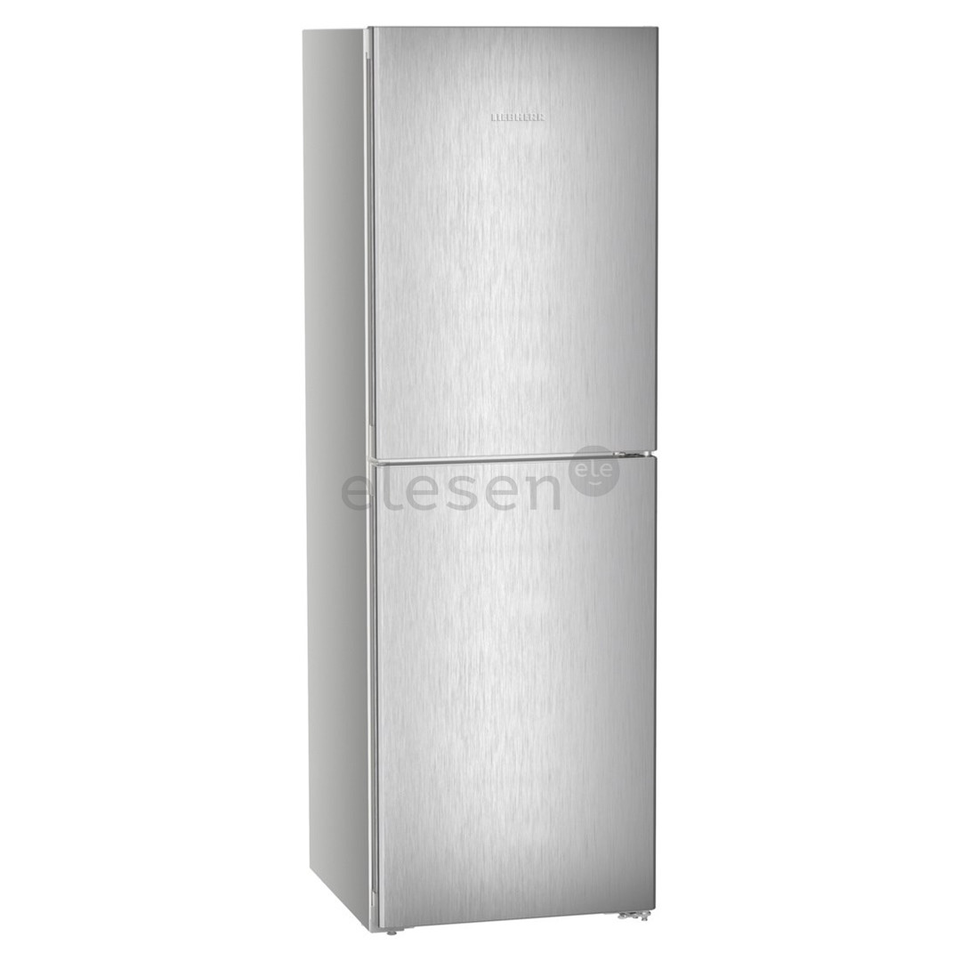 Liebherr, NoFrost, 319 L, aukštis 186 cm, sidabrinis - Šaldytuvas Prekė - CNSFD5204-22