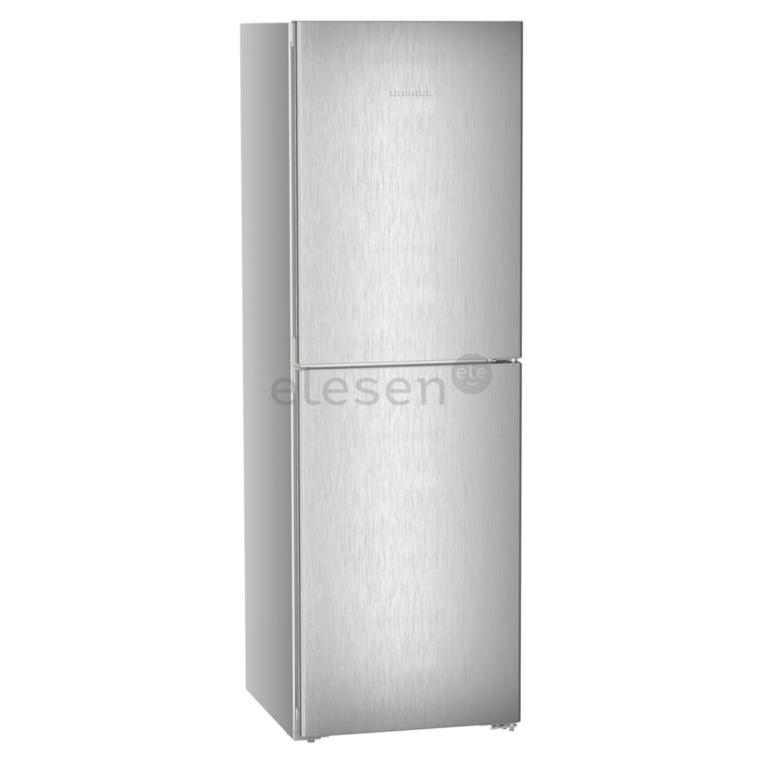 Liebherr, NoFrost, 319 L, aukštis 186 cm, sidabrinis - Šaldytuvas Prekė - CNSFD5204-22
