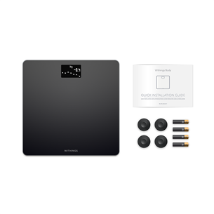 Withings Body, juodos - Diagnostinės svarstyklės Prekė - BODY.BLACK