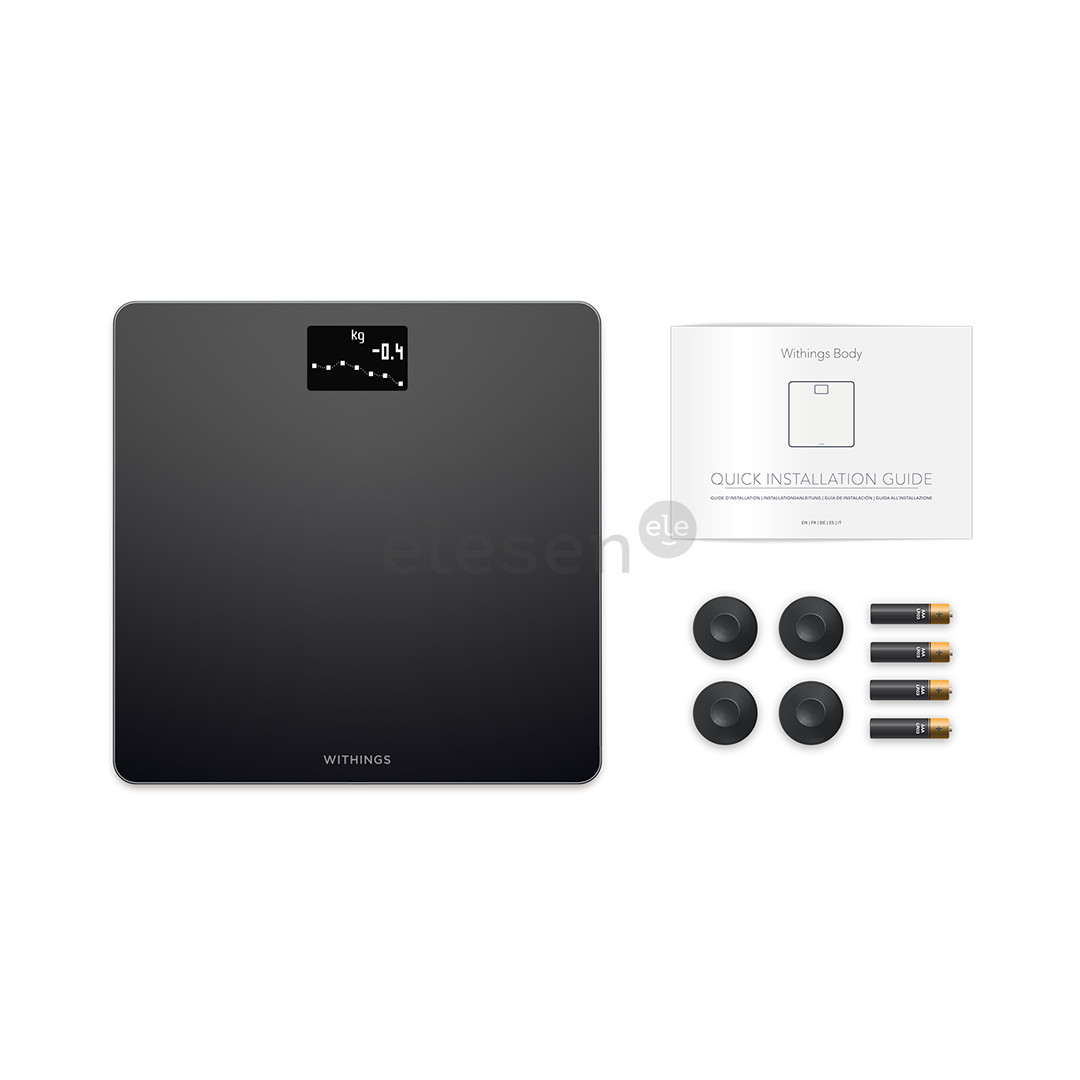 Withings Body, black - Diagnostic bathroom scale