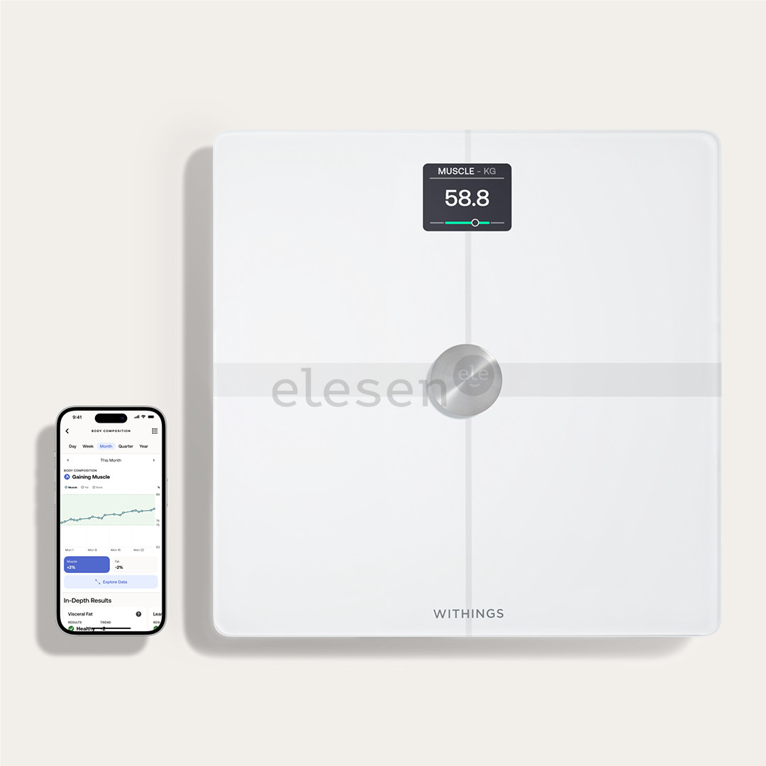 Withings Body Smart, white - Diagnostic bathroom scale