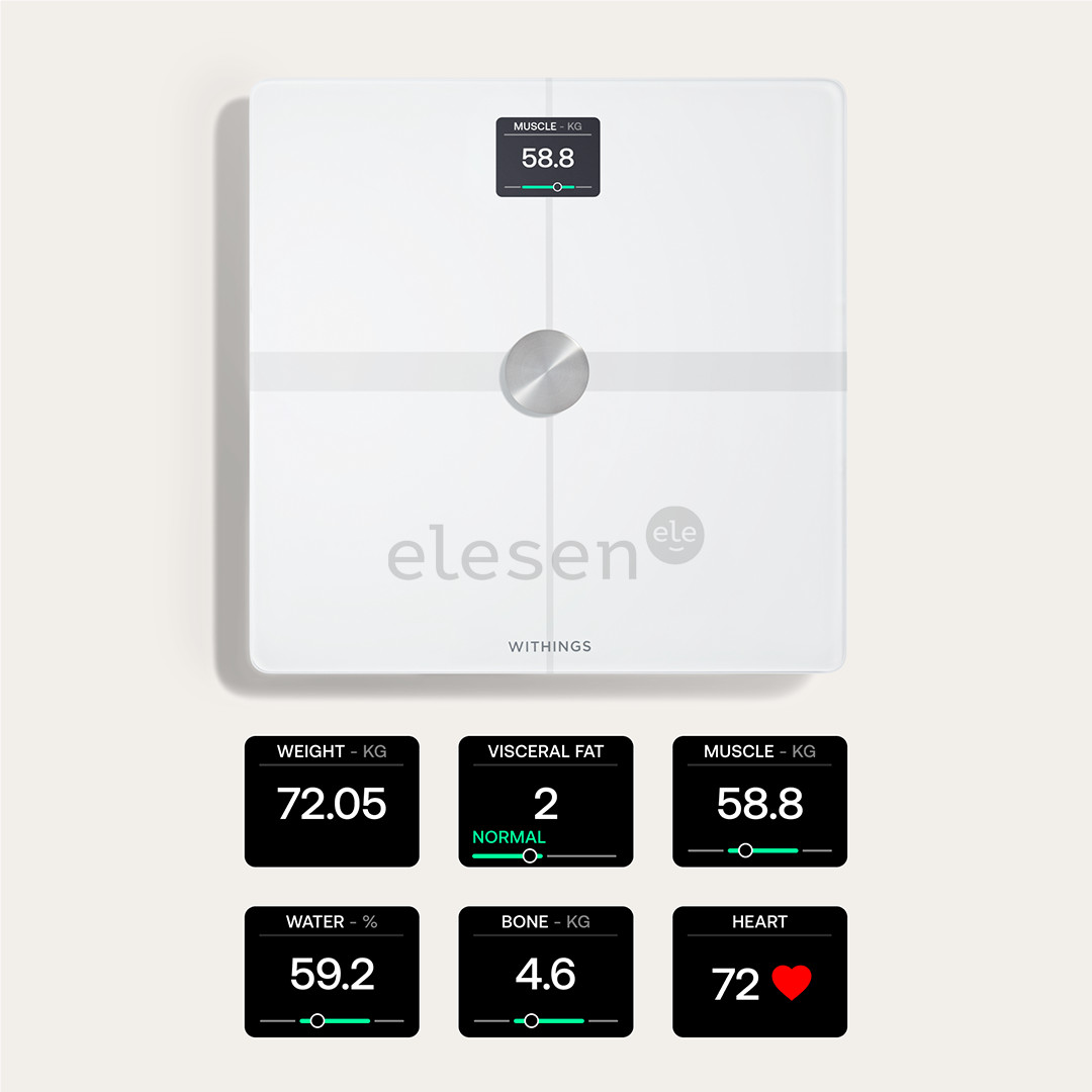Withings Body Smart, white - Diagnostic bathroom scale