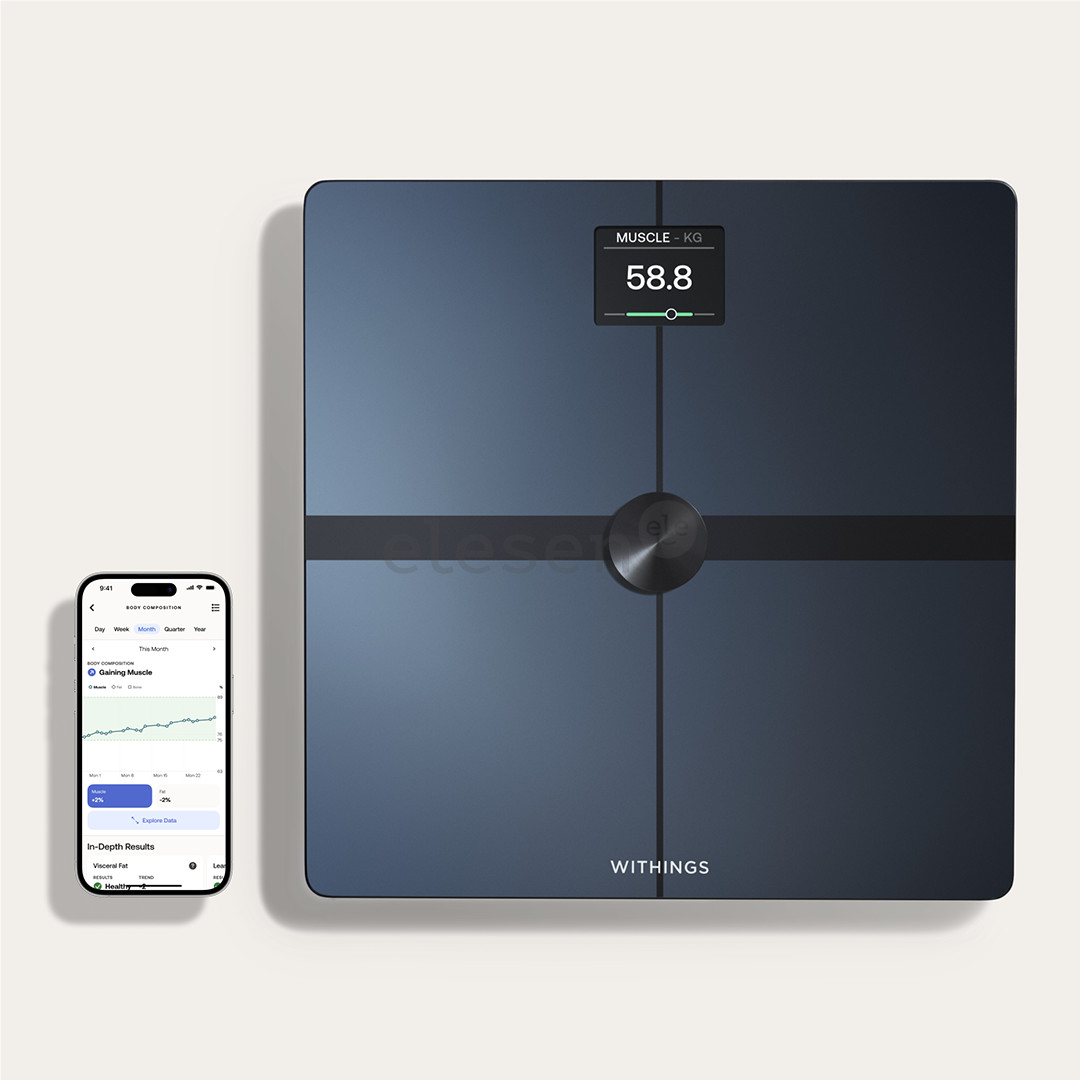 Withings Body Smart, black - Diagnostic bathroom scale