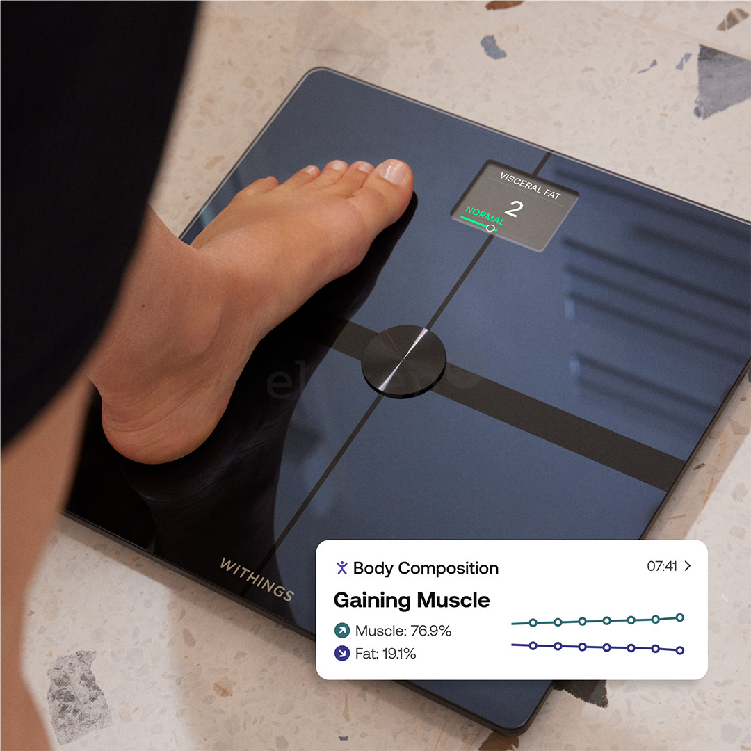 Withings Body Smart, black - Diagnostic bathroom scale