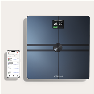 Withings Body Comp, juodos - Diagnostinės svarstyklės Prekė - BODYCOMP.BLACK