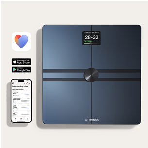 Withings Body Comp, juodos - Diagnostinės svarstyklės Prekė - BODYCOMP.BLACK