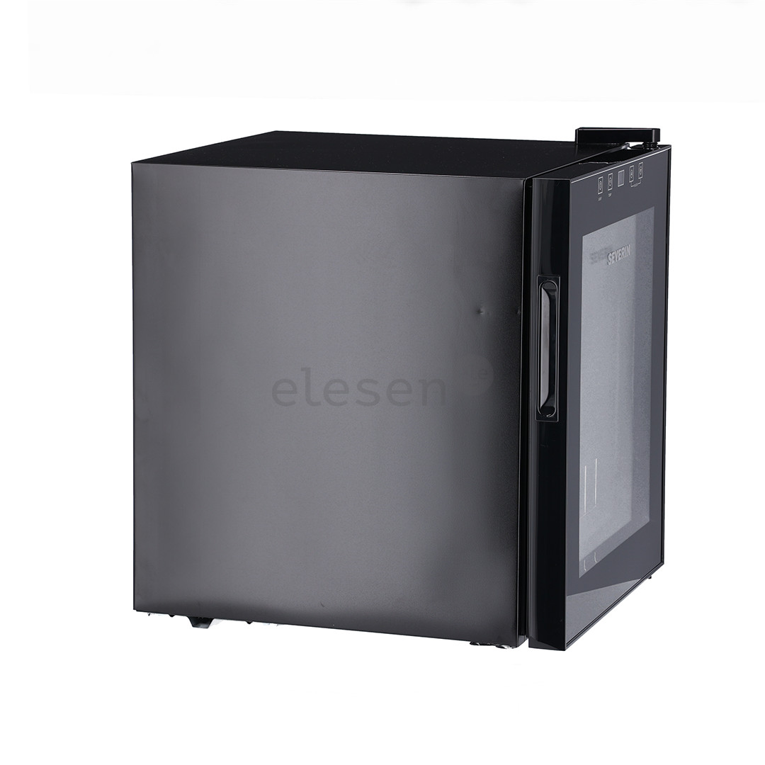 Severin, 15 бутылок, высота 52 см, черный - Винный шкаф