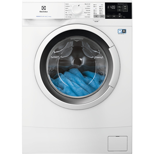 Electrolux SensiCare, 4 kg, gylis 37,2 cm, 1000 rpm - Skalbimo mašina Prekė - EW6SM404W EW6SM404W