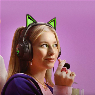Razer Kraken Kitty V2, juodos - Ausinės Prekė - RZ04-04730100-R3M1