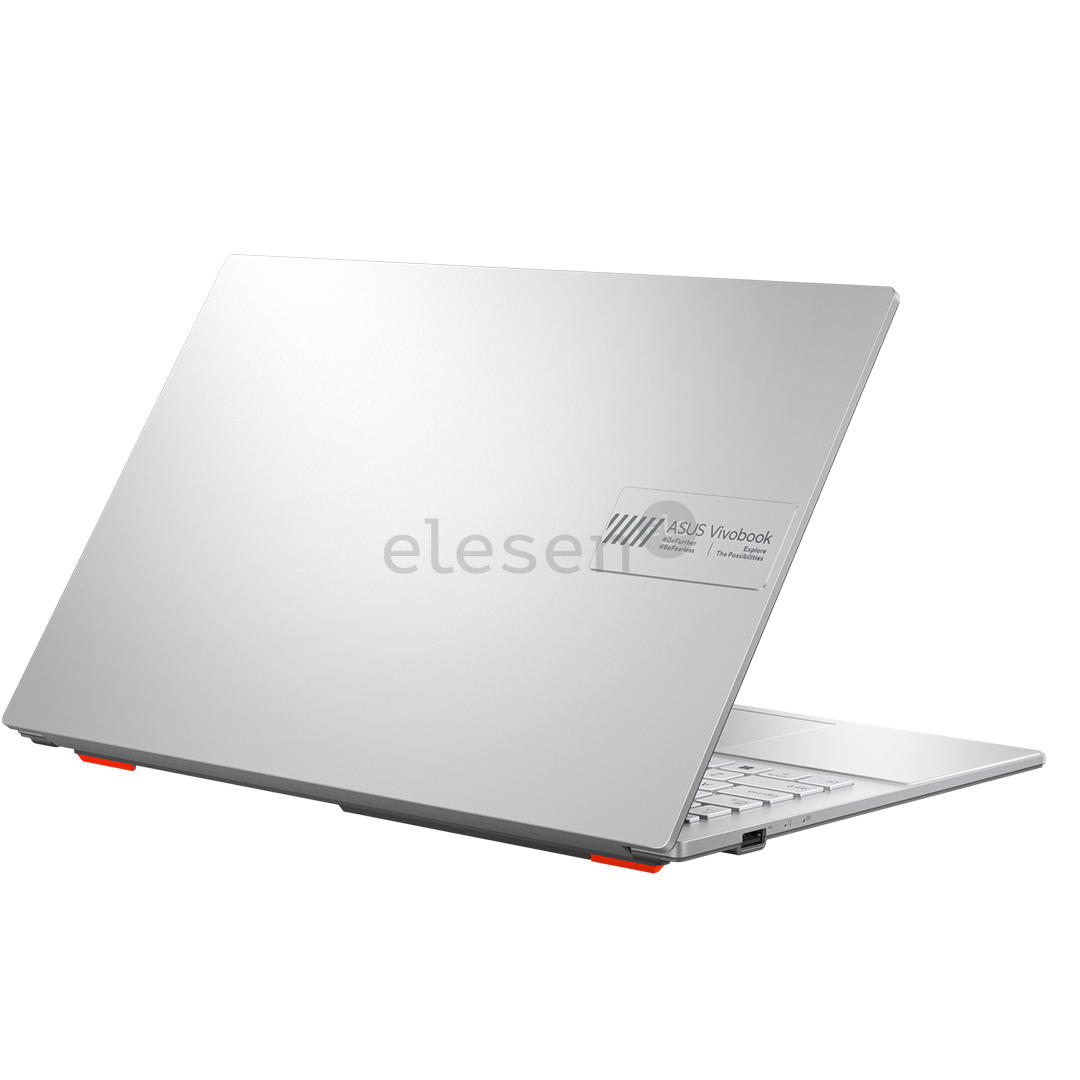 Asus VivoBook GO 15, 15.6", FHD, Ryzen 5, 8 GB, 512 GB, sidabrinis - Nešiojamas kompiuteris