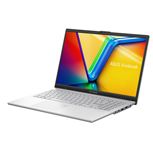 Asus VivoBook GO 15, 15.6", FHD, Ryzen 5, 8 GB, 512 GB, sidabrinis - Nešiojamas kompiuteris