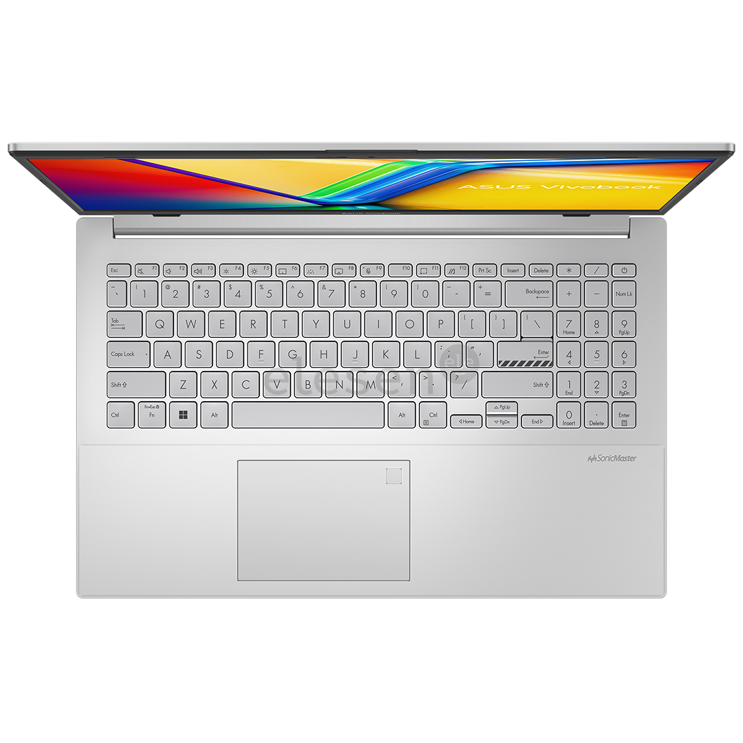 Asus VivoBook GO 15, 15.6", FHD, Ryzen 5, 8 GB, 512 GB, sidabrinis - Nešiojamas kompiuteris