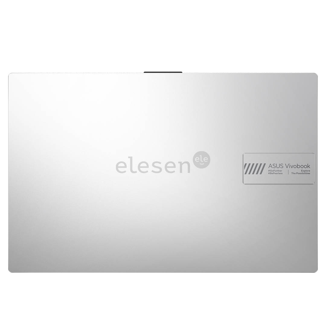 Asus VivoBook GO 15, 15.6", FHD, Ryzen 5, 8 GB, 512 GB, sidabrinis - Nešiojamas kompiuteris