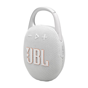 JBL Clip 5, белый - Портативная беспроводная колонка