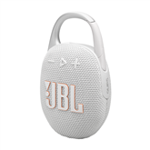 JBL Clip 5, balta - Belaidė kolonėlė Prekė - JBLCLIP5WHT