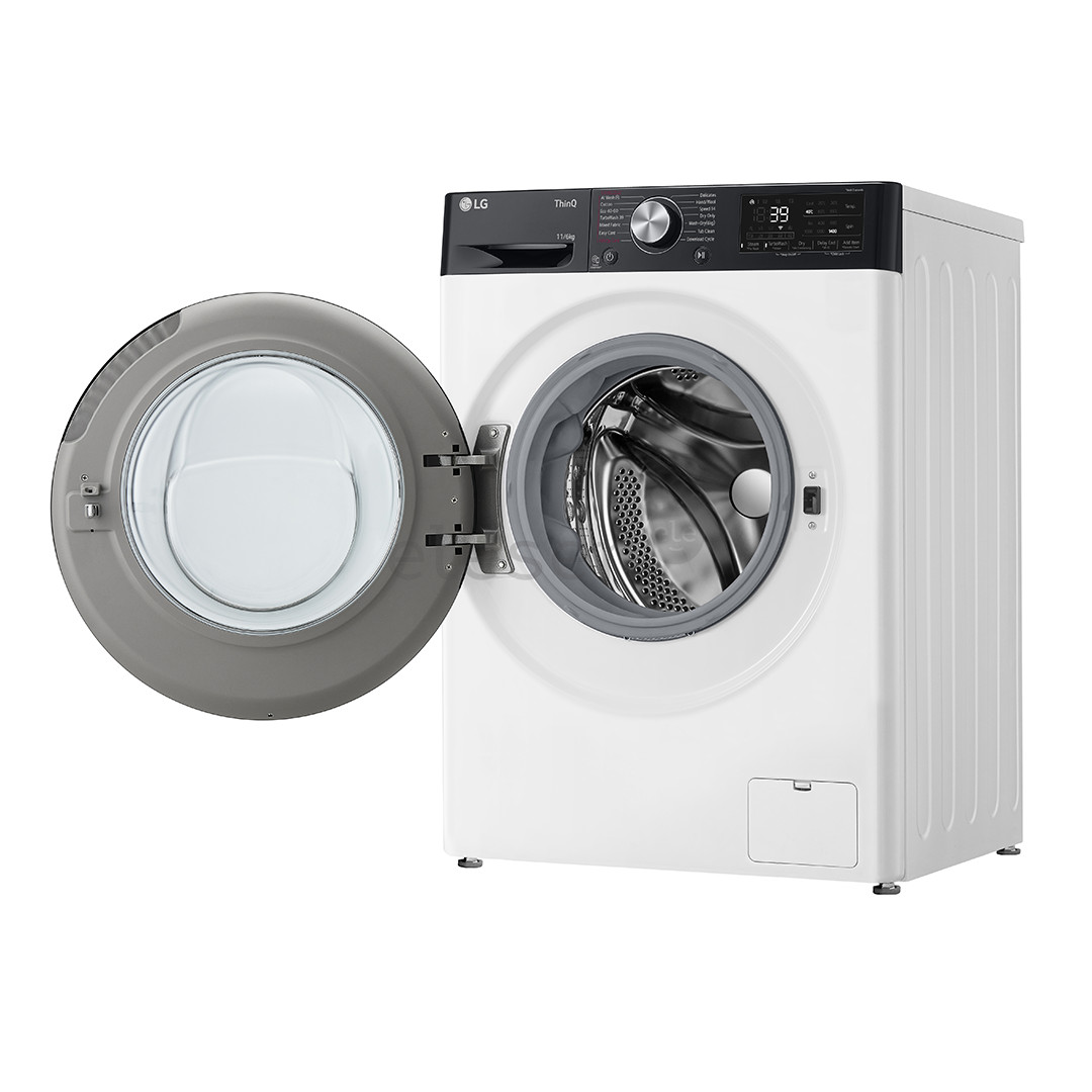 LG, 11 kg / 6 kg, depth 56,5 cm, 1400 rpm - Washer-dryer combo