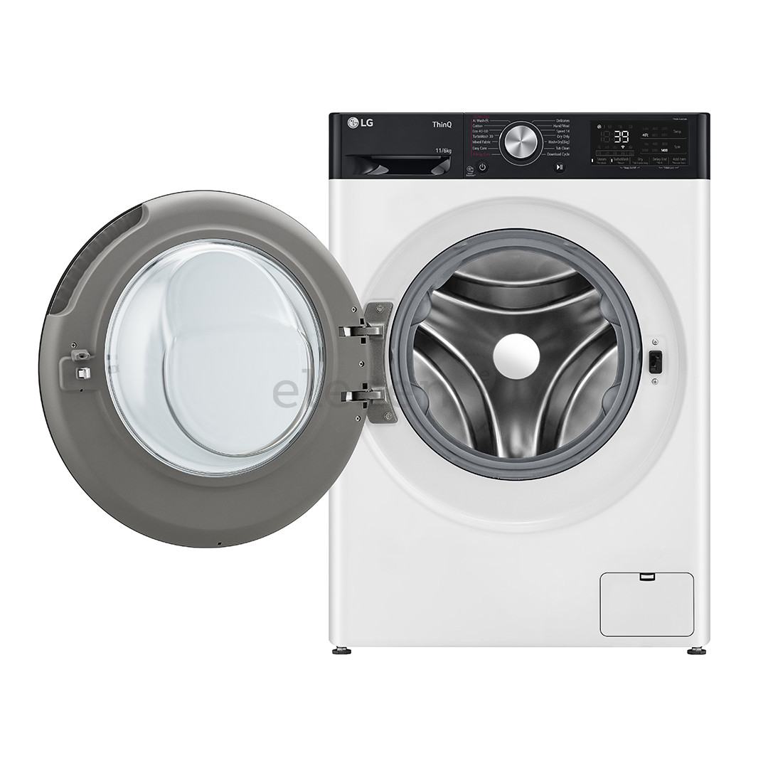 LG, 11 kg / 6 kg, depth 56,5 cm, 1400 rpm - Washer-dryer combo