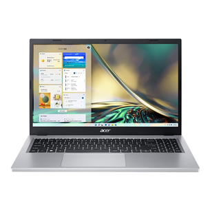 Acer Aspire 3 15 A315-24P, 15.6'', FHD, Ryzen 5, 8 GB, 256 GB, ENG, sidabrinis - Nešiojamas kompiuteris Prekė - NX.KDEEL.00E