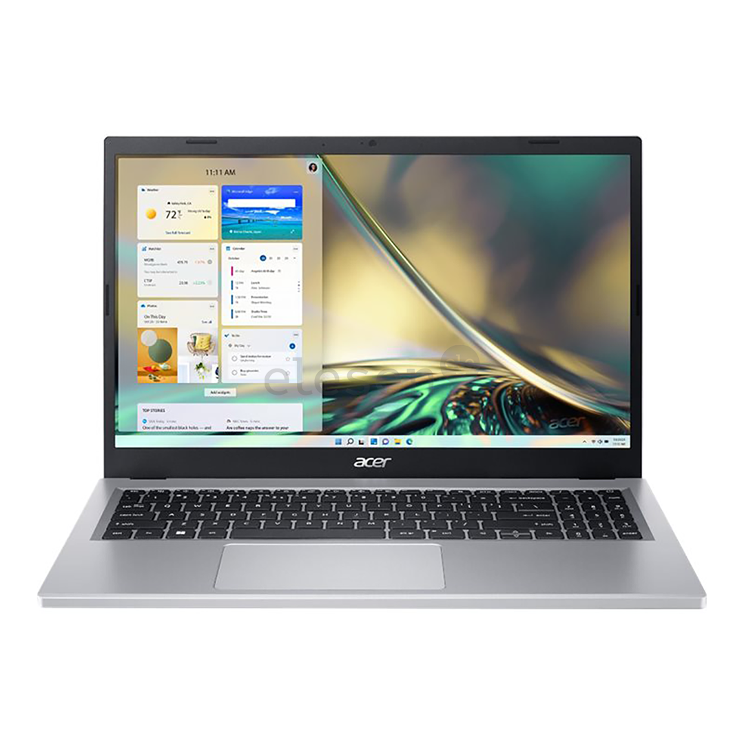 Acer Aspire 3 15 A315-24P, 15.6'', FHD, Ryzen 5, 8 GB, 256 GB, ENG, sidabrinis - Nešiojamas kompiuteris Prekė - NX.KDEEL.00E