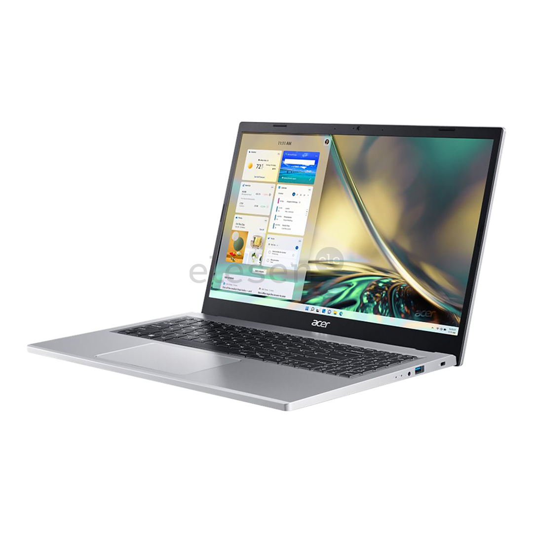 Acer Aspire 3 15 A315-24P, 15.6'', FHD, Ryzen 5, 8 GB, 256 GB, ENG, sidabrinis - Nešiojamas kompiuteris Prekė - NX.KDEEL.00E