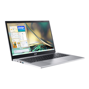 Acer Aspire 3 15 A315-24P, 15.6'', FHD, Ryzen 5, 8 GB, 256 GB, ENG, sidabrinis - Nešiojamas kompiuteris Prekė - NX.KDEEL.00E