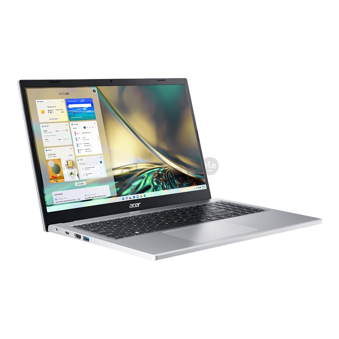 Acer Aspire 3 15 A315-24P, 15.6'', FHD, Ryzen 5, 8 GB, 256 GB, ENG, sidabrinis - Nešiojamas kompiuteris Prekė - NX.KDEEL.00E
