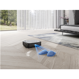 Ecovacs Deebot X2 Combo, pilkas - Dulkių siurblys robotas Prekė - DEEBOTX2OMNICOMBO