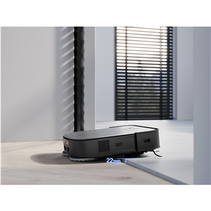 Ecovacs Deebot X2 Combo, pilkas - Dulkių siurblys robotas Prekė - DEEBOTX2OMNICOMBO