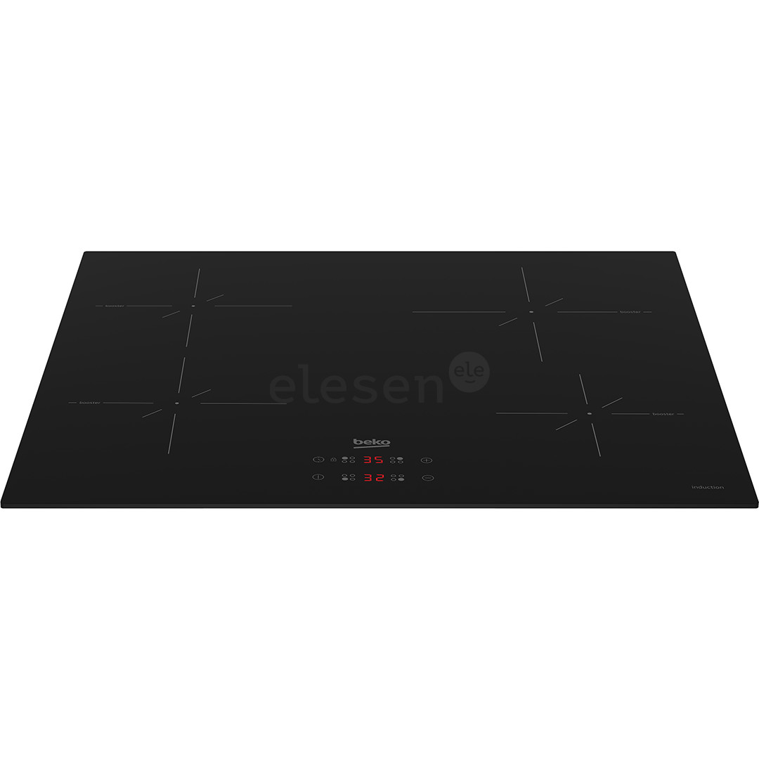 Beko, width 59 cm, black - Built-in induction hob