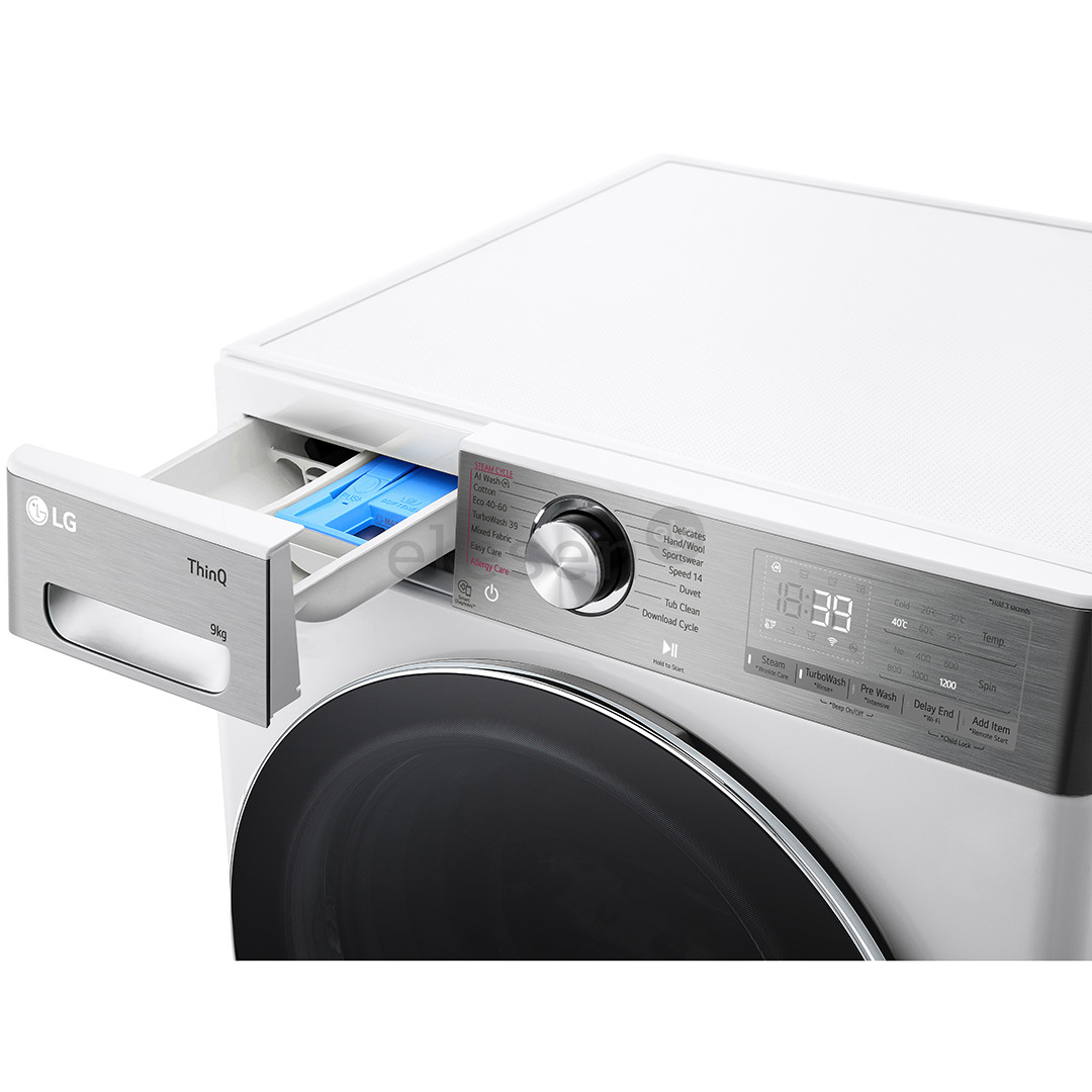 LG, 9 kg, depth 47,5 cm, 1200 rpm - Front load washing machine